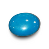 Natural Turquoise | Certified Oval Cabochon in Sea Blue Certificate No.: IGCDKBAJ41466 image 1