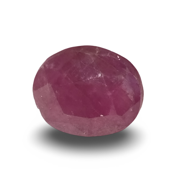 Natural Ruby (Manik) oval cut loose gemstone, IGC certified IGCDKBAJ44843