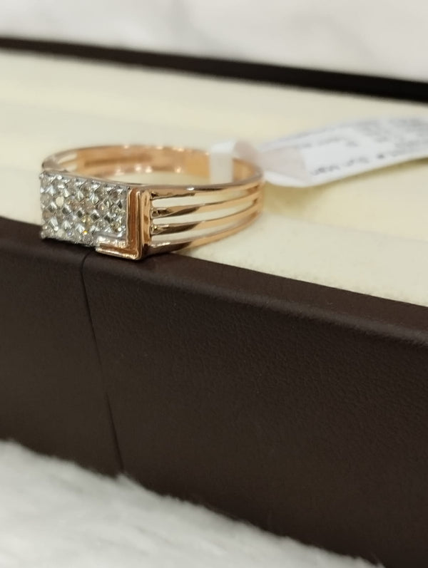 Kisna 14K Gold Natural Diamond Ring – 0.26 Ct of Sparkling Sophistication image 2