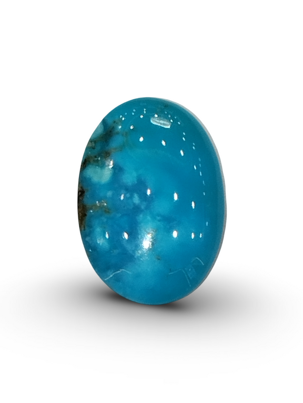 Natural Turquoise | Oval | Sea Blue | Certified | Astrological Gemstone Certificate No.: IGCDKBAJ44697 image 0