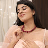 Natural Ruby Single Line Necklace: A Classic Jewel of Elegance and Passion image 3