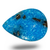 Natural Turquoise (Firoza) pear shape loose gemstone, IGC certified IGCDKBAJ44713