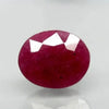 Natural unheated purplish red Ruby (Manik) oval mixed cut loose gemstone, report no. 9498D38413