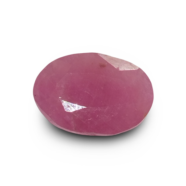 Natural deep red Ruby (Manik) oval cut loose gemstone, IGC certified IGCDKBAJ44822