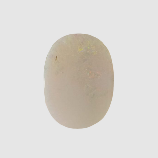 Natural White Opal 5.50Ratti| Oval Cabochone| Certified No. IGCDKBAJ43016 image 1
