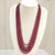 Natural ruby six line bead necklace – Tushar Gems
