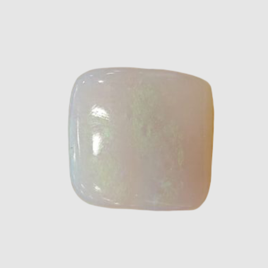 Natural White Opal 10.00 Ratti| CushionCabochone| Certified No. IGCDKBAJ42907 image 1