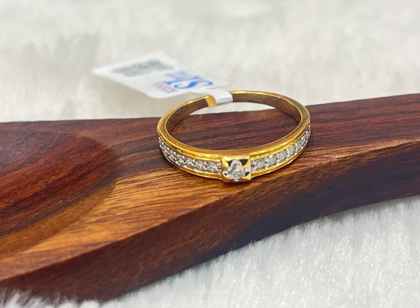 Natural Diamond 14K Gold Elegant Women's Ring by Kisna Diamond image 0