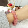Pink onyx bead bracelet for positive energy – Tushar Gems