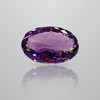 Natural Amethyst (Jamunia) oval mixed cut loose gemstone, IGC certified IGCDKBAJ42129