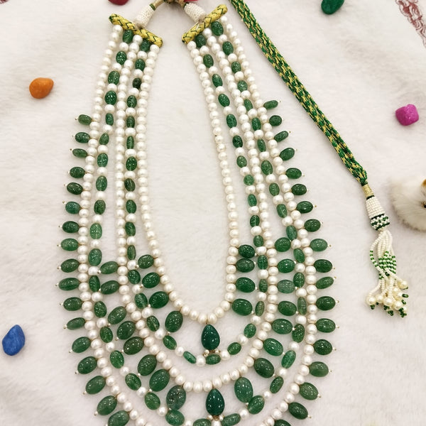 Emerald-Pearl Necklace: A Timeless Union of Elegance and Luxury-G.STB03 image 3