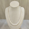 Natural single line oval bead necklace – Tushar Gems