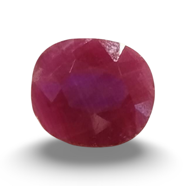Natural Ruby (Manik) oval cut loose gemstone, IGC certified IGCDKBAJ47499