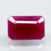 Natural unheated purplish red Ruby (Manik) octagon mixed cut loose gemstone, report no. 9581D38663