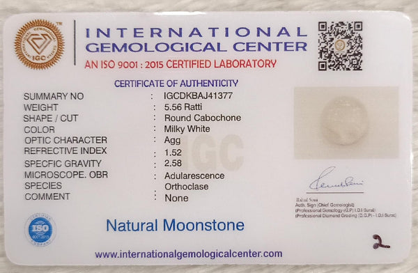 Natural Moonstone: A Gem of Serenity and Enlightenment Summary No IGCDKBAJ41377 image 2
