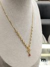 Minimalist Diamond Necklace in 14K Gold – 0.10 Carat image 2
