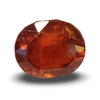 Natural Hessonite (Gomed) oval cut loose gemstone, IGC certified IGCDKBAJ48326