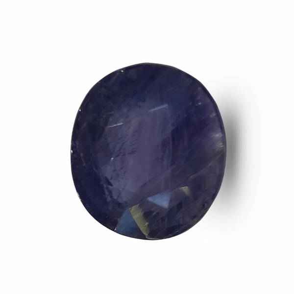 Natural Iolite| Govt. Lab Certified | Oval |Blue withCertificate No.: IGCDKBAJ44622 image 1