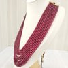 NaturalRuby Nine Line Beaded Necklace: A Symbol of Elegance and Passion image 5