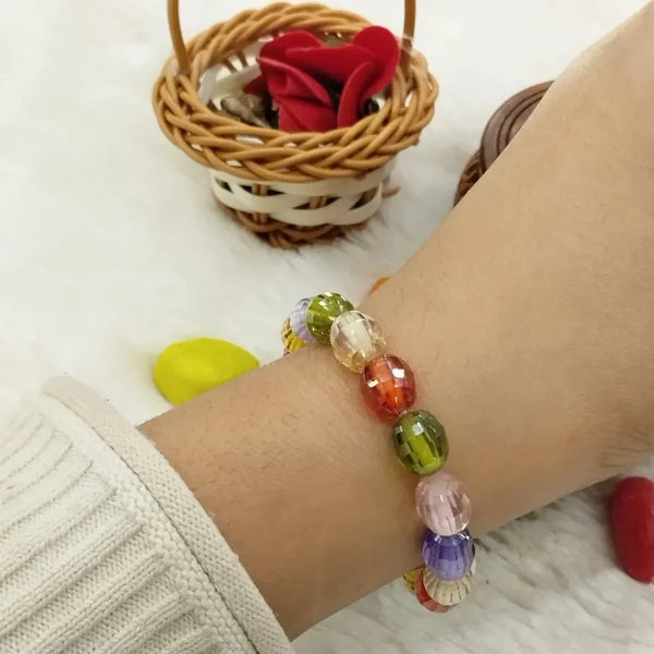 Multicolour spiritual bead bracelet, a symbol of protection – Tushar Gems