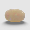 Natural White Opal 4.44 ratti oval cabochon loose gemstone, IGC certified IGCDKBAJ42947