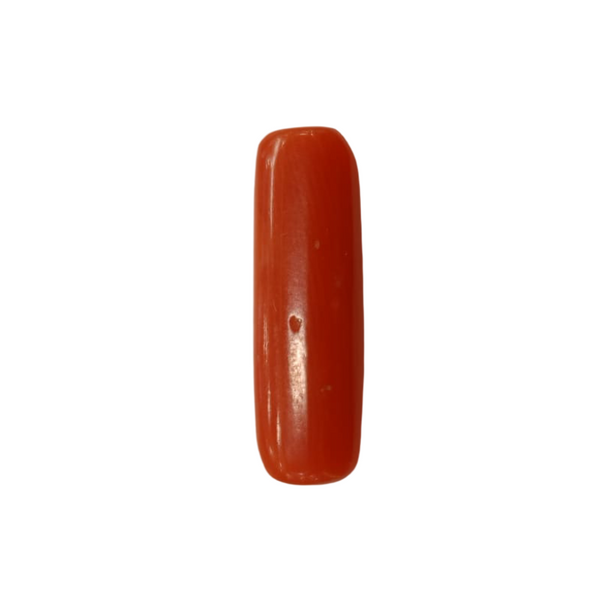 NaturalRed Coral | Certified| Capsule CutGemstone Summary No. IGCDKBAJ44862 image 1