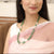 Semi Emerald Tumble Single Line Necklace: A Touch of Elegance-G.STB11 image 0