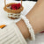 White Premium Pearl Controls Emotions Soothes Irritations Bracelet For Men & Women image 0
