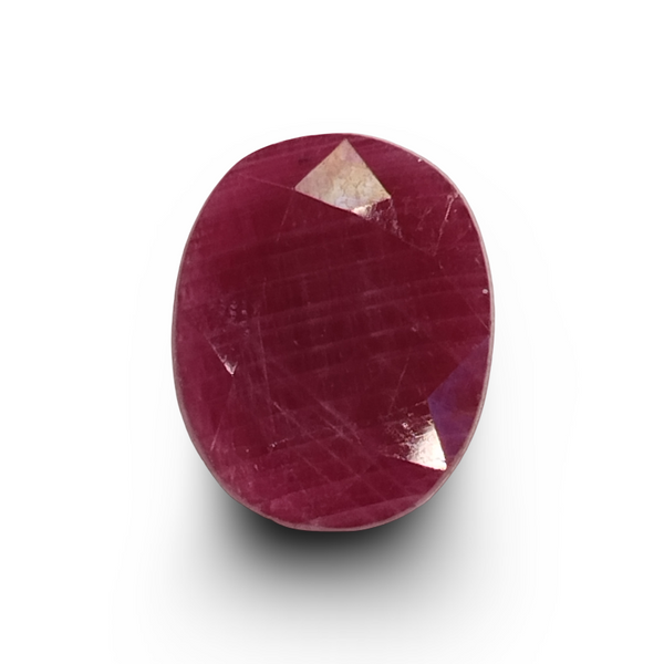 Natural Ruby | Certified Red Oval Corundum Gemstone No.: IGCDKBAJ47504 image 1