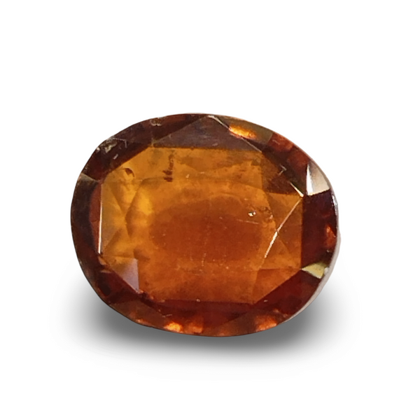 Natural Hessonite (Gomed) | Oval Mix Cut | IGC Certified Certificate No.: IGCDKBAJ42715 image 0