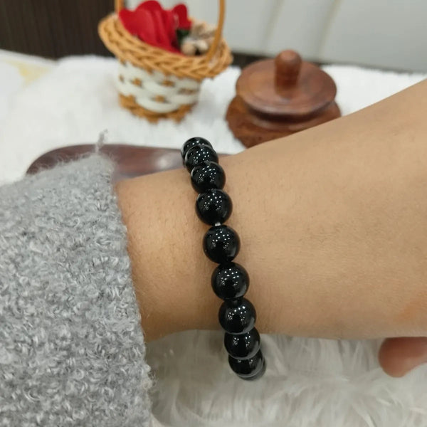 Black Onyx Protection, Strength Bracelet For Men & Women image 0