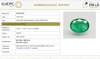 Natural Emerald 6.39 Ratti | Oval Cut | Govt. Lab Certified image 1