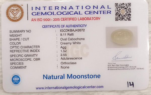 Natural Moonstone: A Gem of Serenity and Enlightenment Summary No IGCDKBAJ42672 image 2
