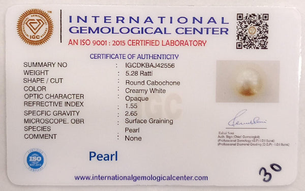 Natural PearlThe Essence of Elegance and Serenity Summary No IGCDKBAJ42556 image 2