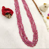Natural RubyThree Line TumbleNecklace: A Radiant Statement of Luxury image 4