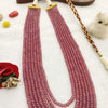 Natural Ruby Seven Line Beaded Necklace: A Symbol of Elegance and Passion image 2