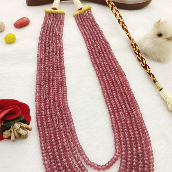 Natural Ruby Seven Line Beaded Necklace: A Symbol of Elegance and Passion image 2