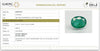 Natural Emerald (GJEPC Certified) | Oval Mixed Cut | Minor Oil Treatment Certificate No.: 6938D27076 image 1
