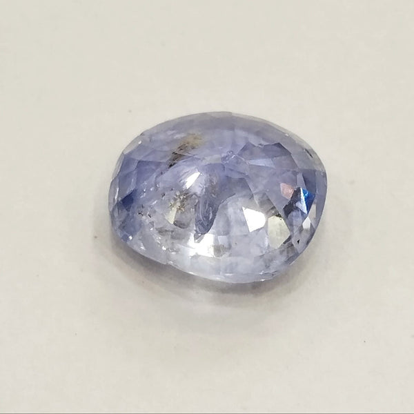Natural BlueSapphire | IGC Certified | Dual Color ( Blue) | Oval Mix Cut | Natural Inclusions | Rare Astrological Gem Certificate No.: IGCDKBAJ49502 image 1