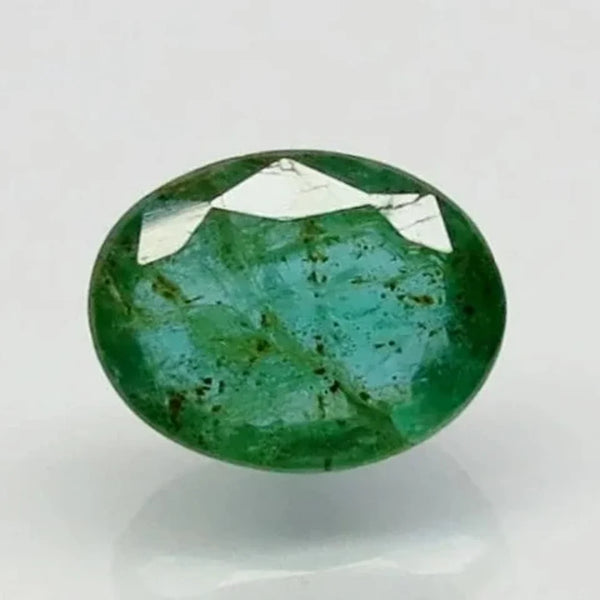 Natural Emerald (Panna) oval mixed cut loose gemstone, report no. 6938D27100