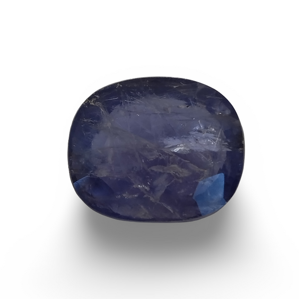 Natural Iolite (Kaka Neeli) oval mixed cut loose gemstone, IGC certified IGCDKBAJ41556