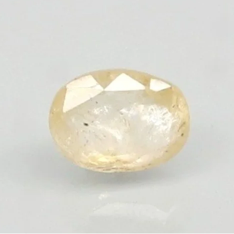 Natural Yellow Sapphire | Oval Mixed Cut | Transparent | Govt. Lab Certified | Unheated | 8980D36554 image 0