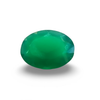 Natural Green Onyx oval mixed cut loose gemstone, SRT certified SRGTL30614