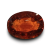 Natural orangish brown Hessonite (Gomed) oval cut loose gemstone, certified IGCDKBAJ44640