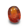 Natural Hessonite (Gomed) oval mixed cut loose gemstone, IGC certified IGCDKBAJ42752