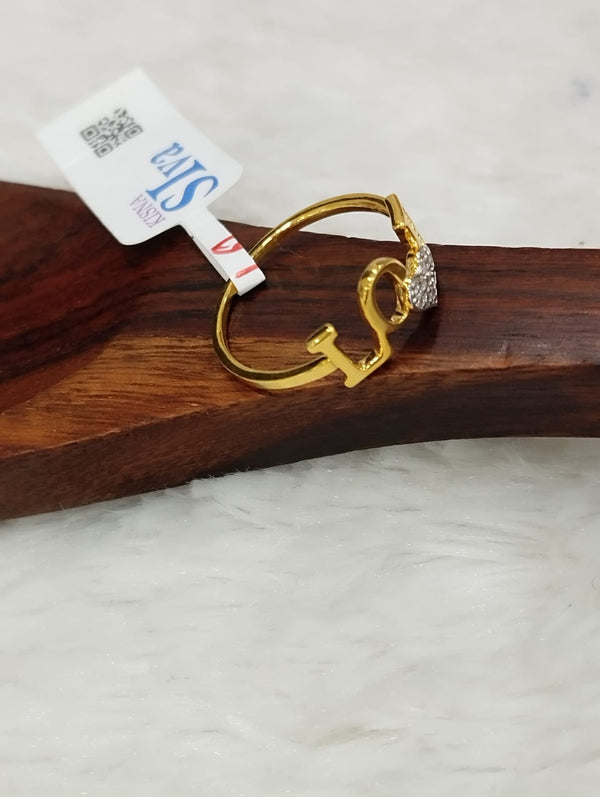 Kisna 14K Gold Natural Diamond Ring – 0.05 Ct of Subtle Elegance image 2