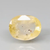 Natural untreated Yellow Sapphire (Pukhraj) oval mixed cut loose gemstone, report no. 9053D36831