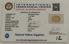 Natural Yellow Sapphire | Oval Cut | IGC Certified No.: IGCDKBAJ49679 image 1