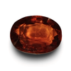 Natural Hessonite (Gomed) oval mixed cut loose gemstone, IGC certified IGCDKBAJ42799