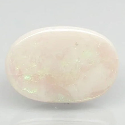 Natural Fire Opal 15.49 Ratti | Govt. Lab Certified | Translucent Oval CabochonNo.: 6938D27114 image 0